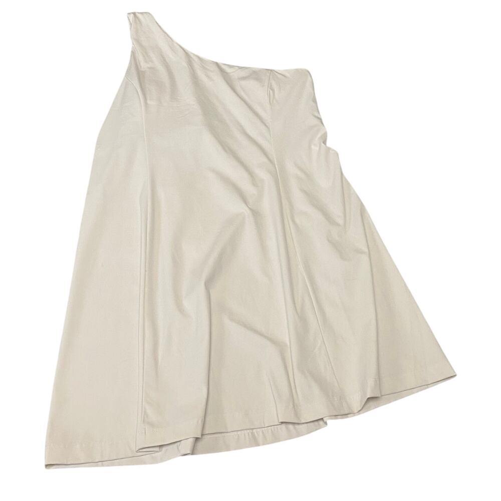 Outdoor Voices Women's White One Shoulder Active Athleisure Dress Size Large